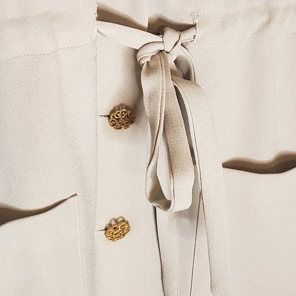 Jones New York Business Casual Cream Button Up Dress - Picture 8 of 8